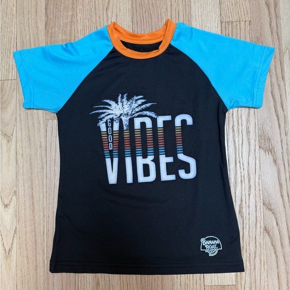 Boys Rashguard Black and Blue - Picture 1 of 3